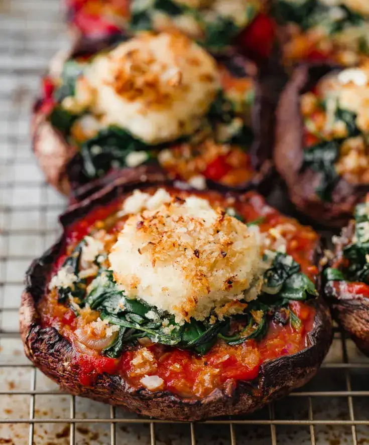 stuffed-portobello-mushrooms-with-goat-cheese