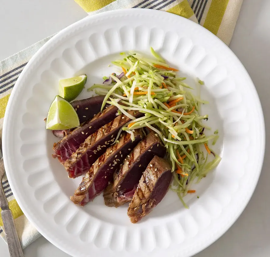 teriyaki-ginger-marinated-tuna-steaks