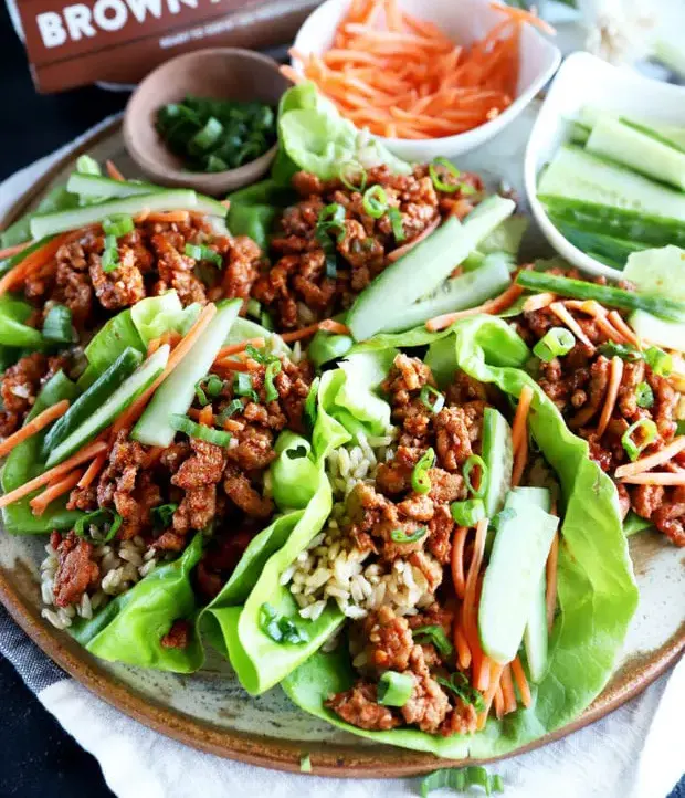 turkey-and-rice-lettuce-wraps