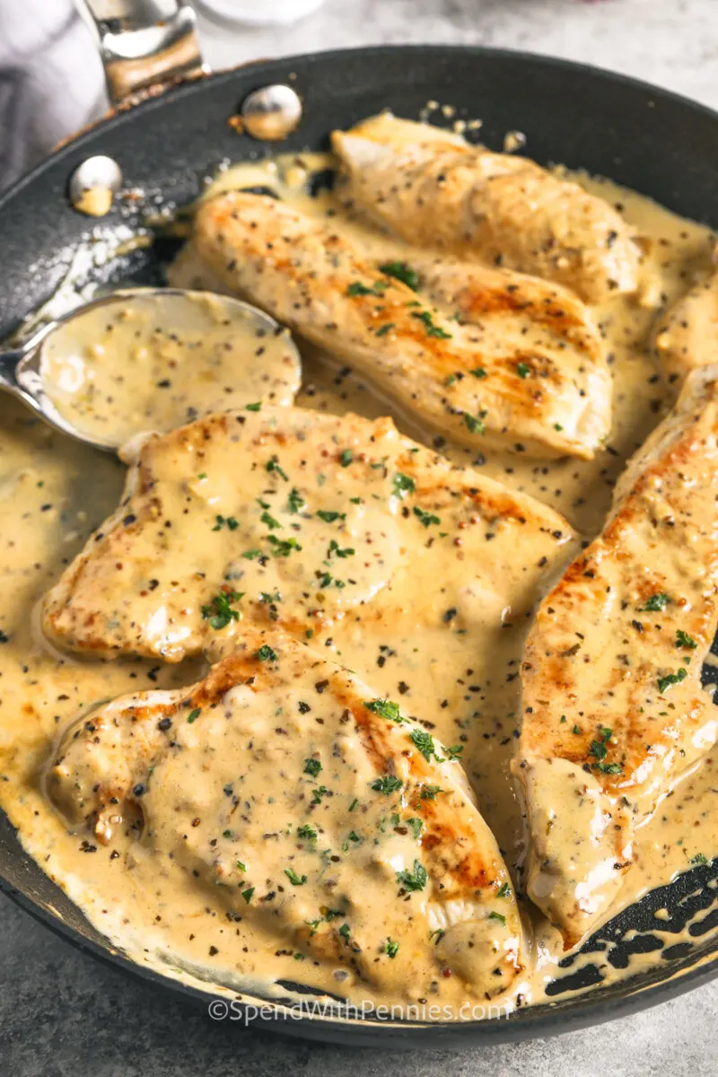 turkey-cutlets-with-dijon-sauce