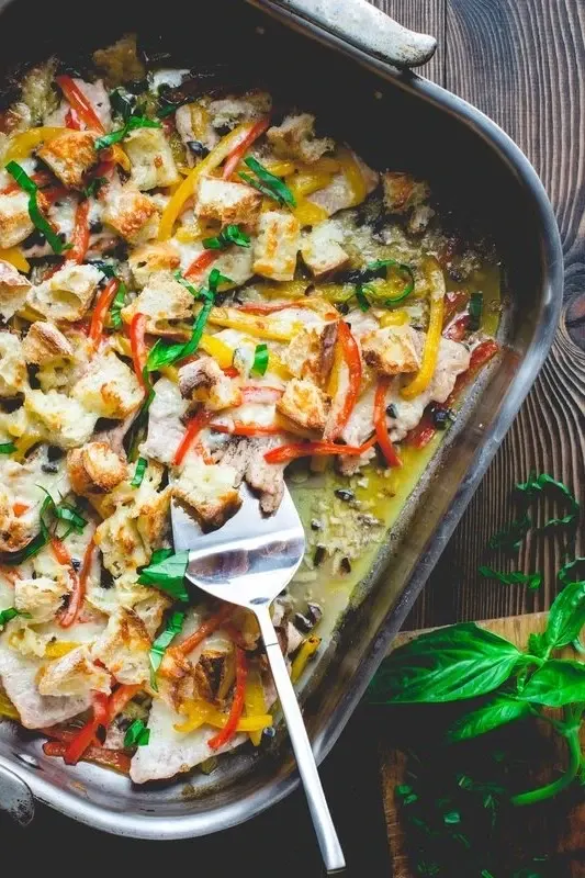 tuscan-turkey-one-pan-casserole