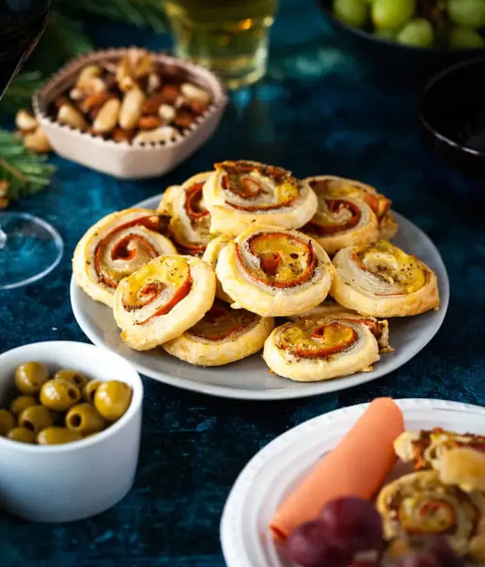 vegan-quorn-ham-and-cheese-pinwheels