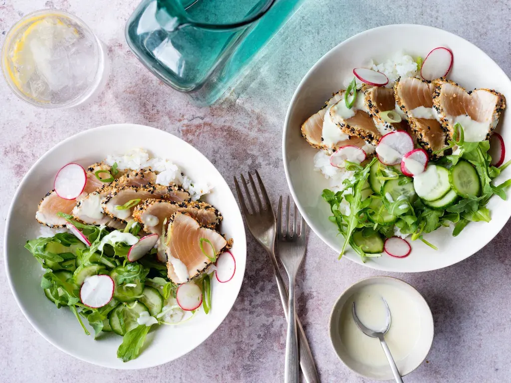 wasabi-crusted-tuna-with-soy-ginger-sauce